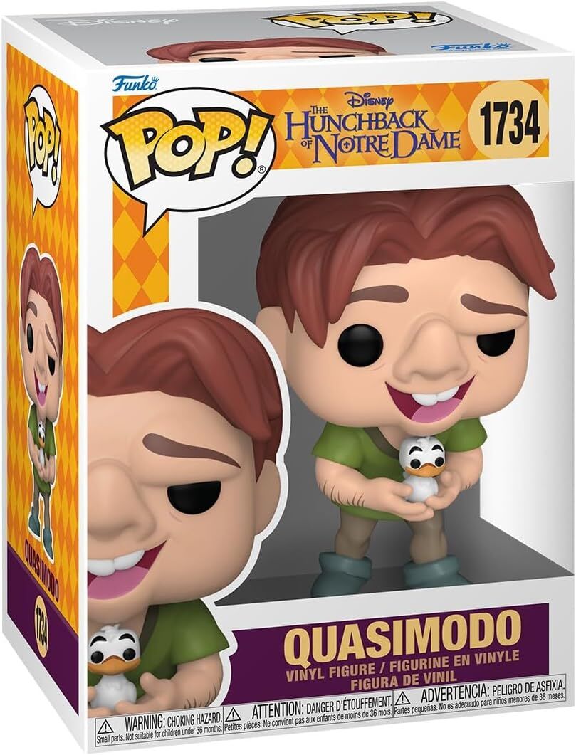 Funko Pop Disney :The Hunchback of Notre Dame Quasimodo with Bird