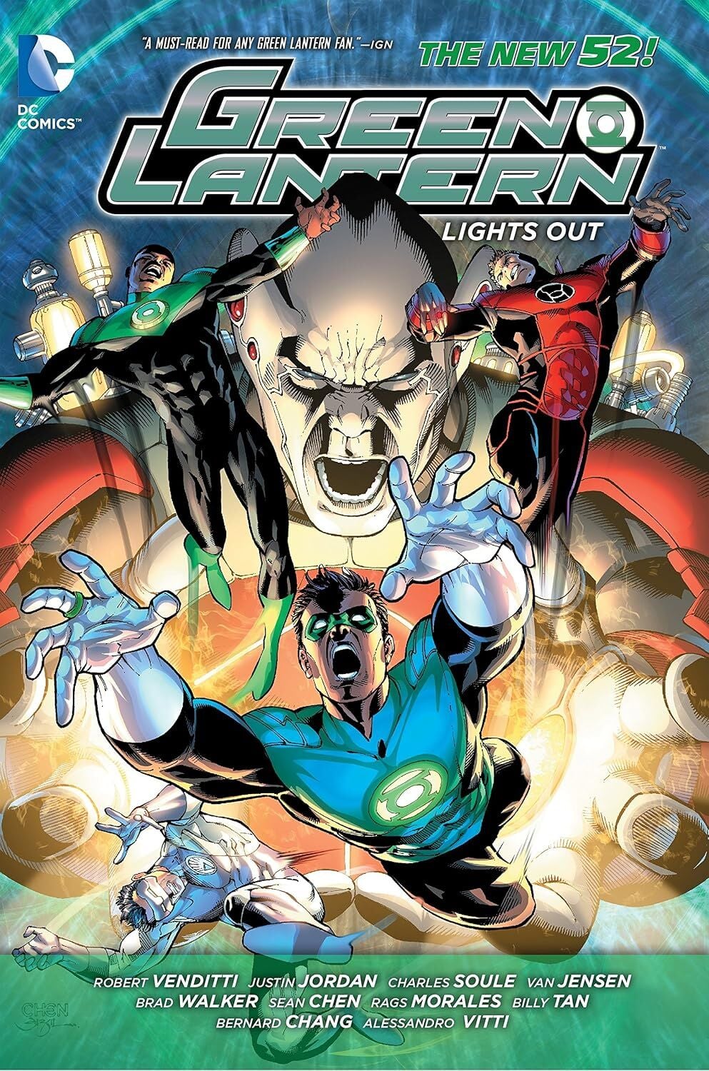 Green Lantern: Lights Out (The New 52) - Hardcover