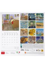 Duvar Takvimi 2024 - 30X29 - Van Gogh