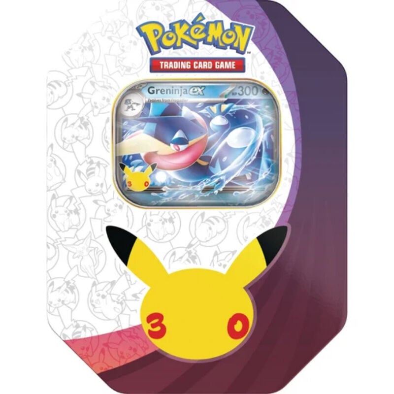 Pokemon 30th Celebration Greninja ex Tin