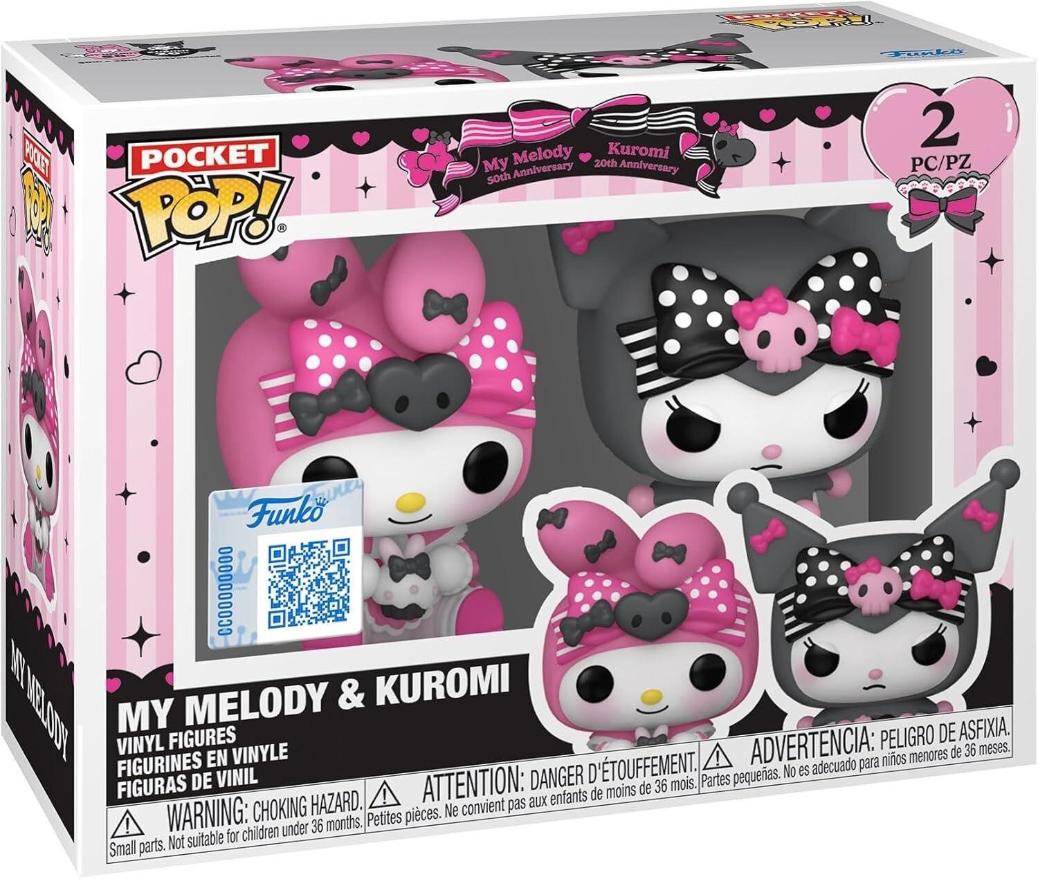 Pop Pocket My Melody & Kuromi Exclusive
