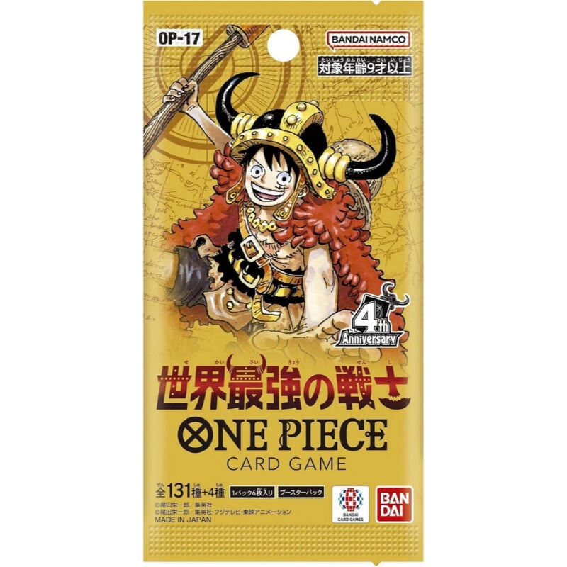 One Piece Tcg OP- 17 The World's Strongest Warriors (Japanese)