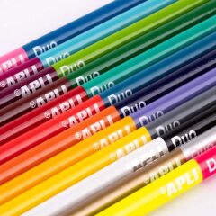 Duo Bicolor Boya Kalemı 12'li