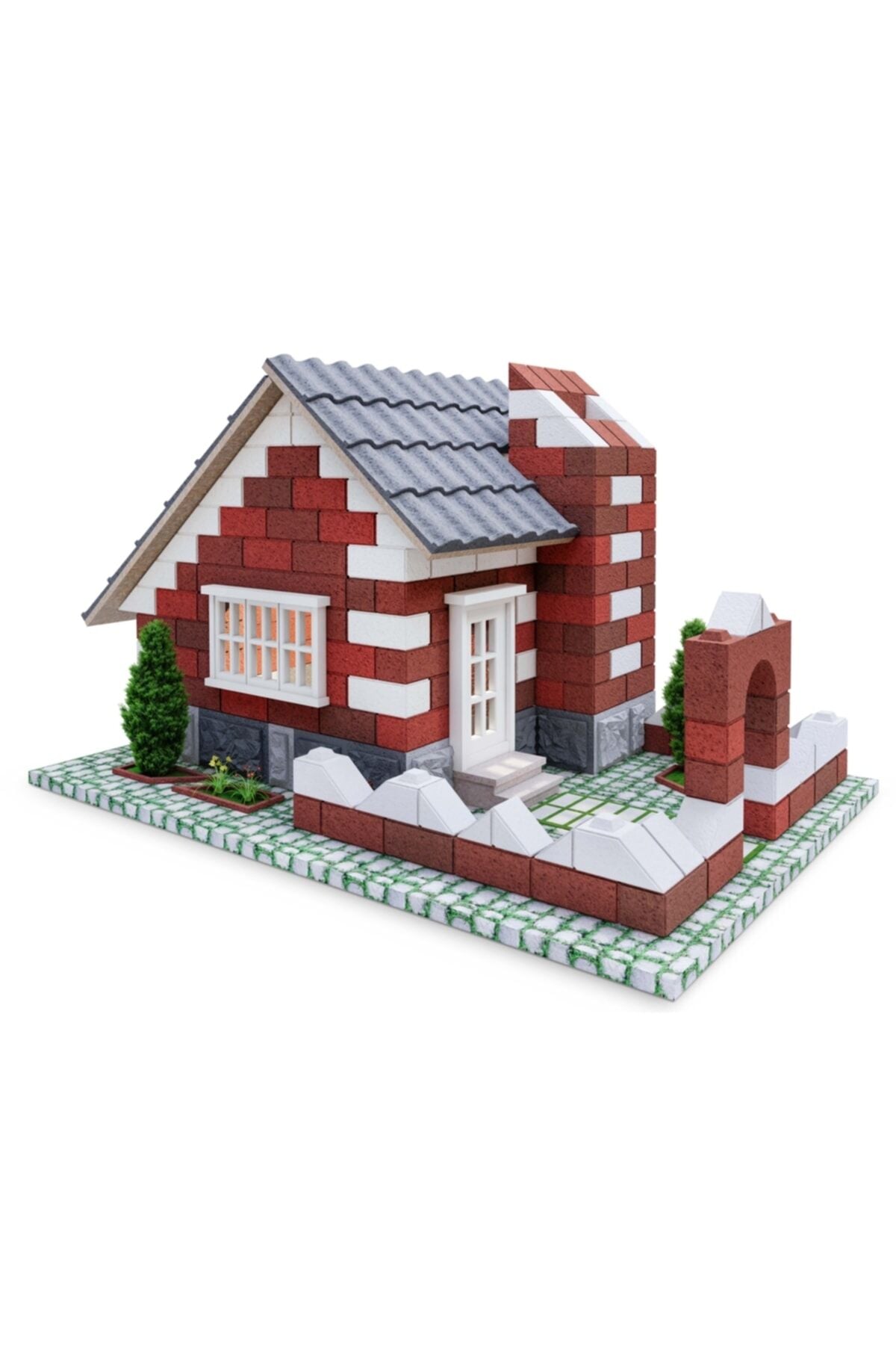 Eshel Maket Tuğla Kulübe Villa