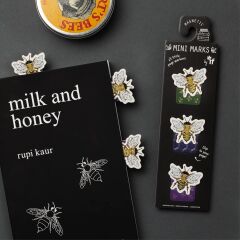 Mıknatıslı Mini Kitap Ayracı Arı 3 Adet