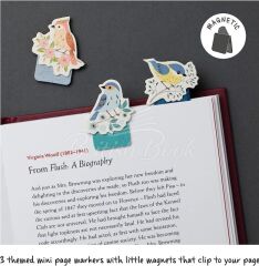Mıknatıslı Mini Kitap Ayracı Kuş 3 Adet