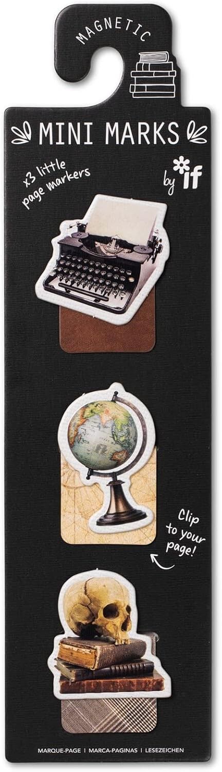 Mıknatıslı Mini Kitap Ayracı Akademi 3 Adet