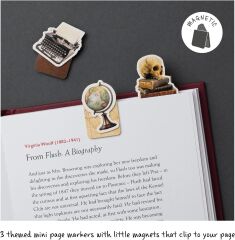 Mıknatıslı Mini Kitap Ayracı Akademi 3 Adet