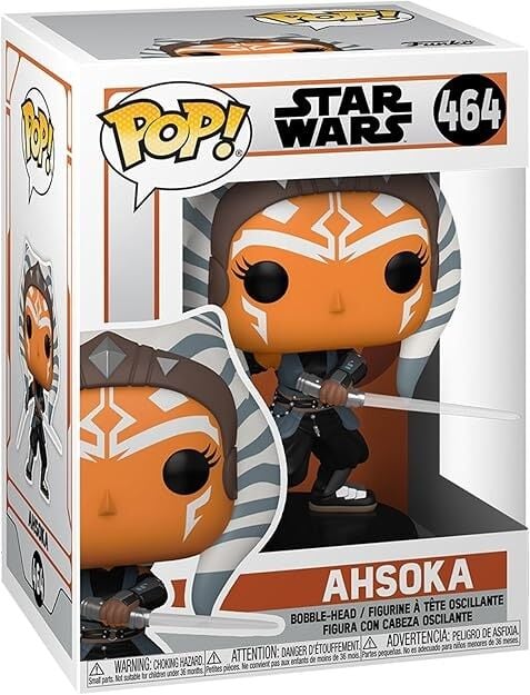 Funko Pop Star Wars Mandalorian Ahsoka With Sabers No:464