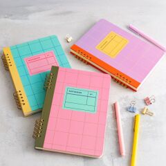 Kikkerland Inkerie Çizgili Telli A5 Defter