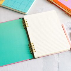 Kikkerland Inkerie Çizgili Telli A5 Defter