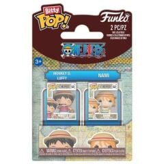 Funko Pop Bitty One Piece Bittys 2-Pack Monkey D. Luffy & Nami 2 Cm