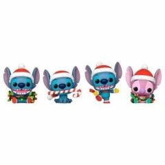 Funko Pop Pocket Lilo & Stitch 4-Pack Tree Holiday Box 4 Cm
