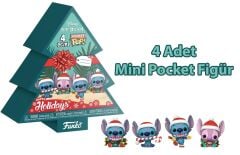 Funko Pop Pocket Lilo & Stitch 4-Pack Tree Holiday Box 4 Cm