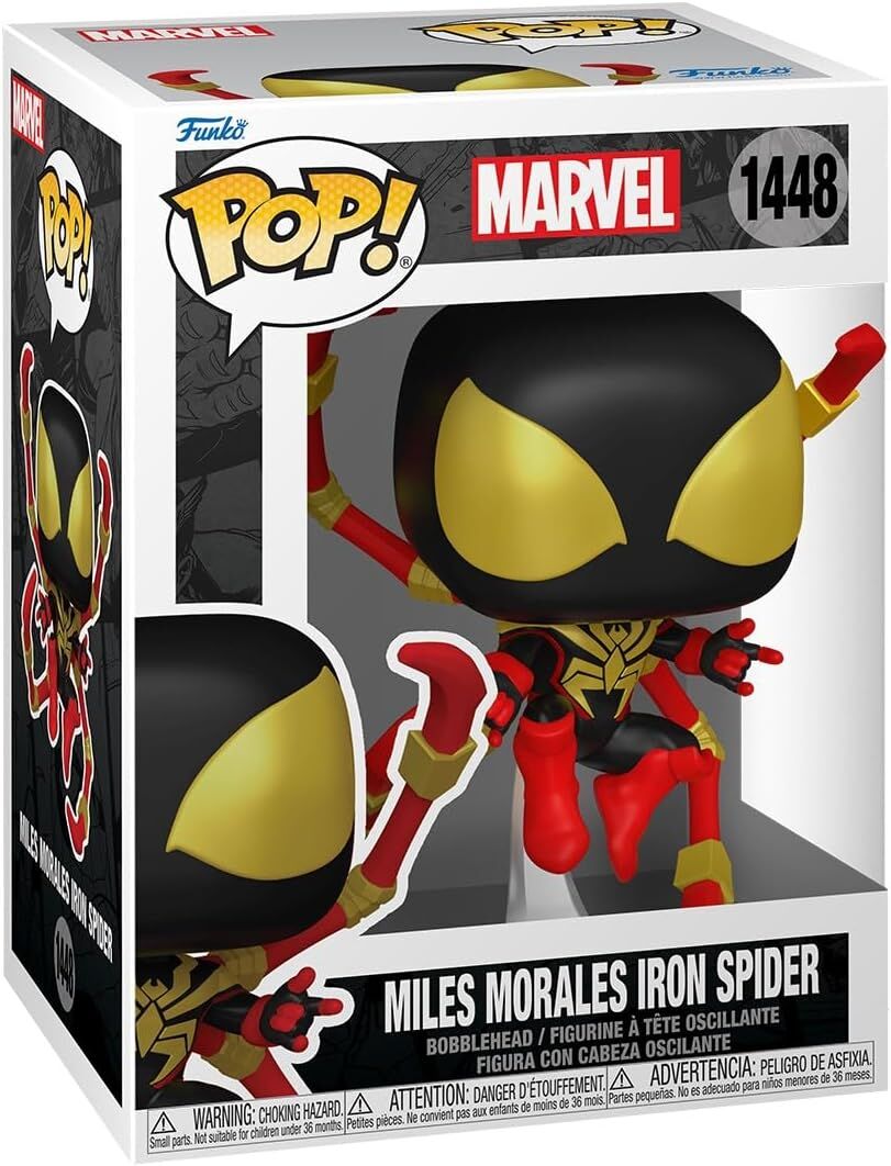 Pop Marvel Spider-man - Miles Morales Iron Spider* No:1448 Bobble-head