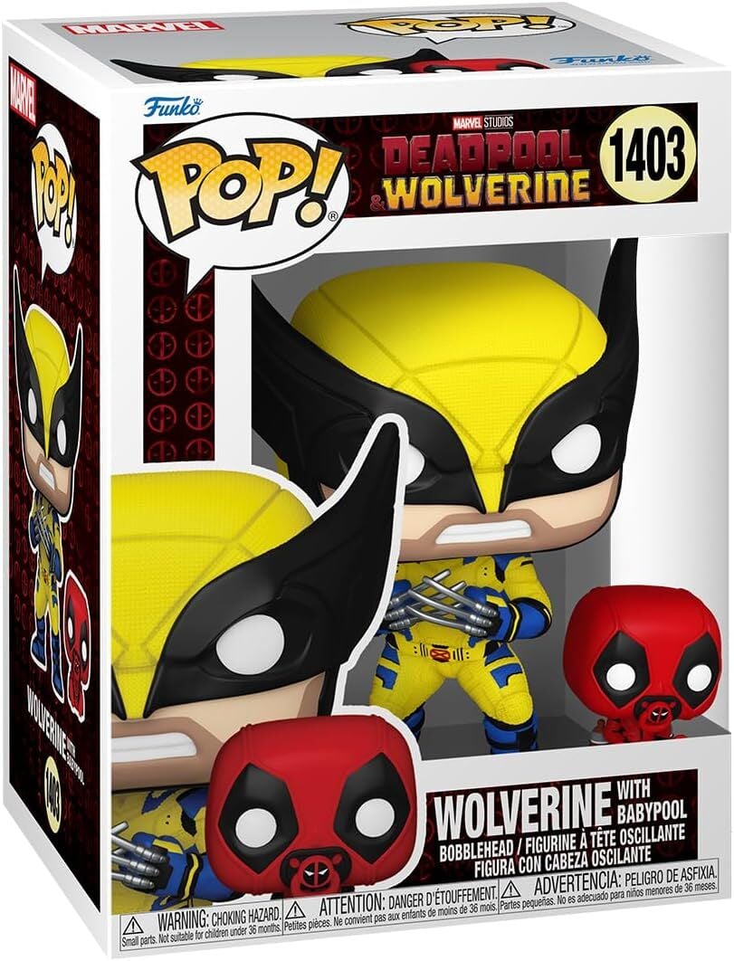Pop! Marvel: Deadpool X Wolverine Wolverine with Babypool