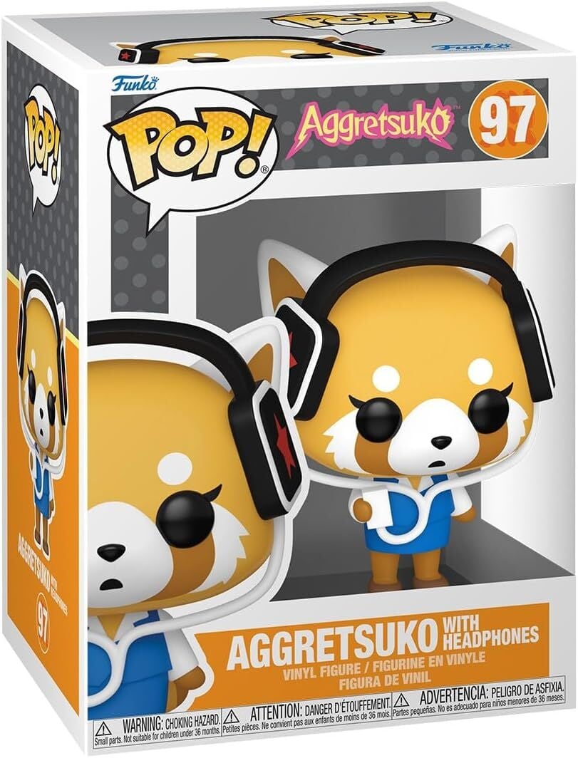 Aggretsuko wıth Headphones 97 Funko Pop