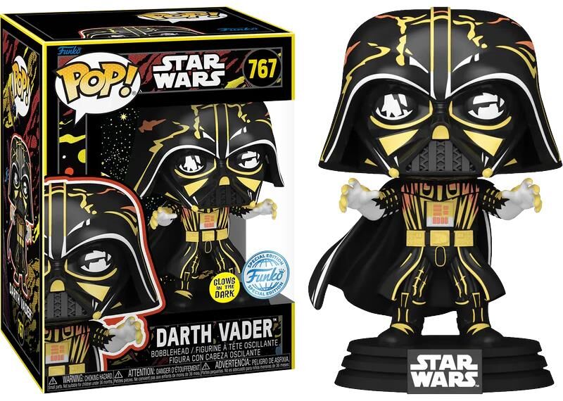 Pop Darth Vader Special Edition Glows in The Dark 767 Figür