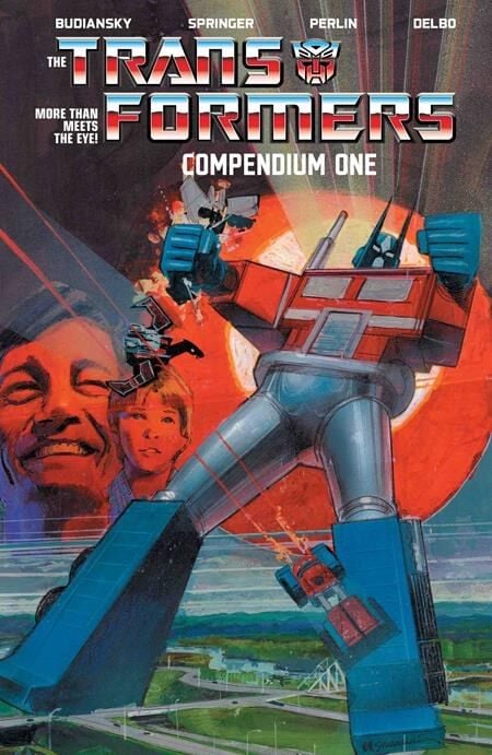 Transformers Compendium Vol 1 TP Direct Market Exclusive Bill Sienkiewicz Variant Cover