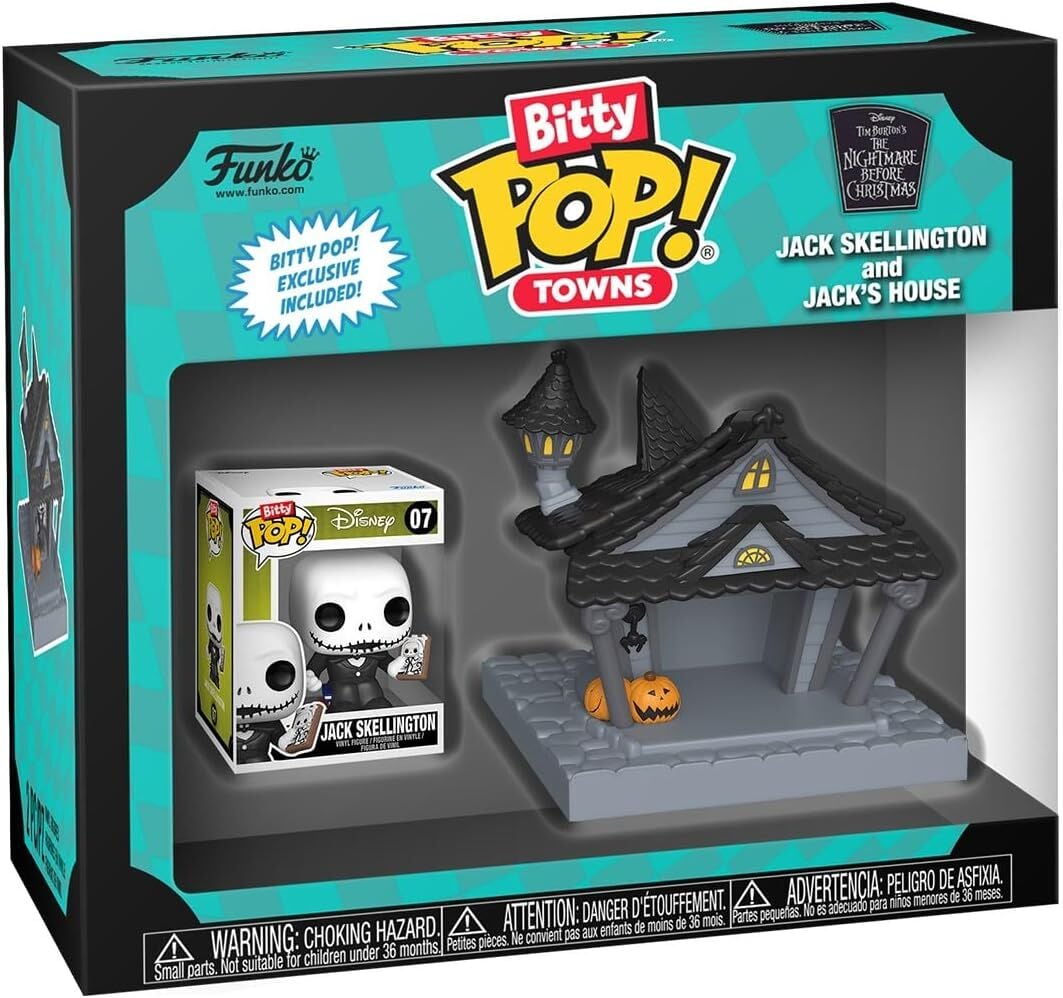 Funko Bitty Pop Towns The Nightmare Before Christmas - Jack Skellington And Jack' s House