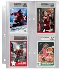 Ultra Pro 4-Pocket Page For Graded Psa Slabs / Sayfa -1 Adet