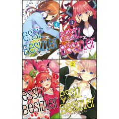 Eşsiz Beşizler (1-2-3-4) 4 Cilt Manga Set