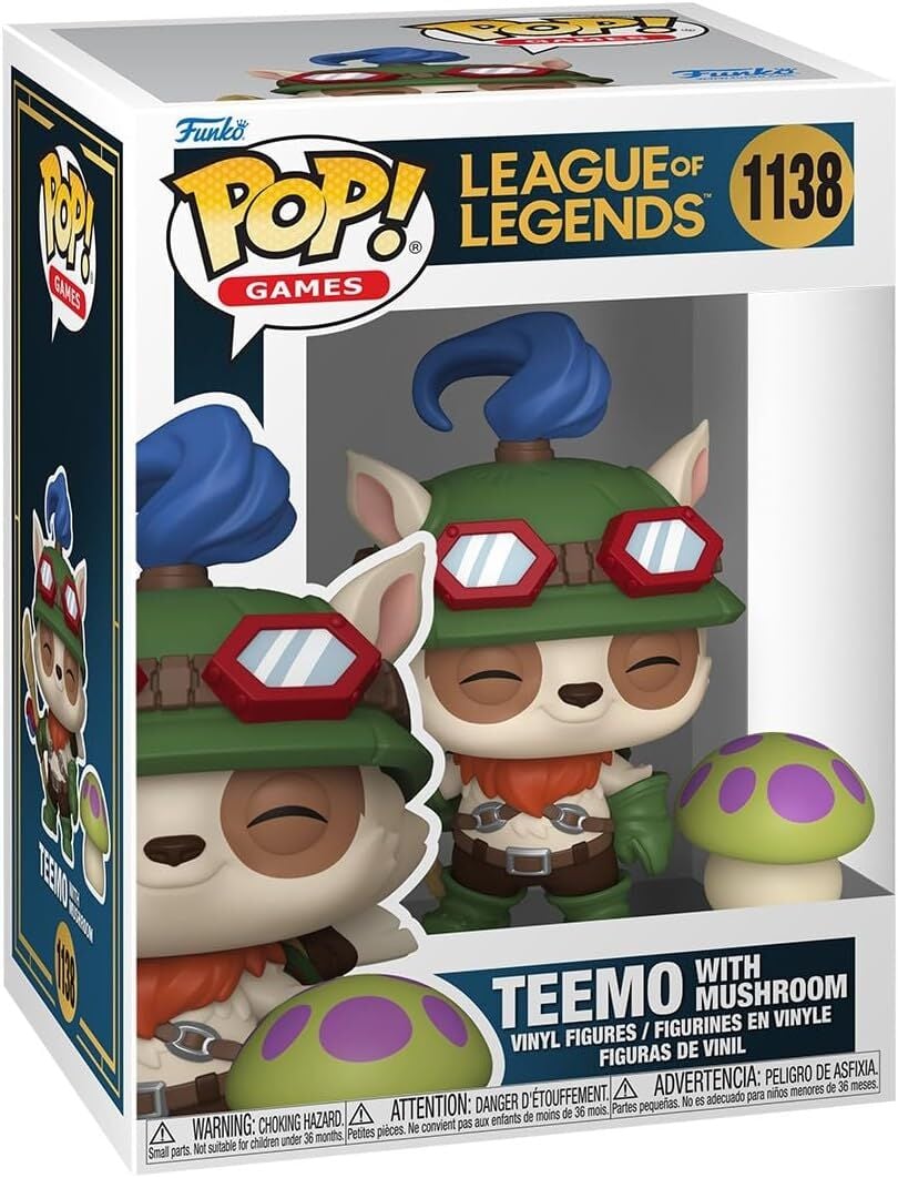 Funko Pop! Games - League of Legends -Teemo with Mushroom