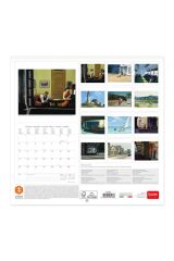 Takvim Kare 30x29 2022 Edward Hopper