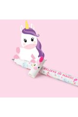 Silinebilir Jel Kalem Unicorn Yeni Pembe
