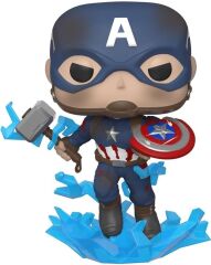 Funko Pop Marvel Avengers Endgame Captain America With Broken Shield