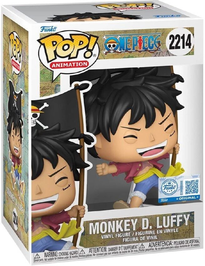 Funko Pop One Piece - Luffy D. Luffy (with Flag) Special Edition