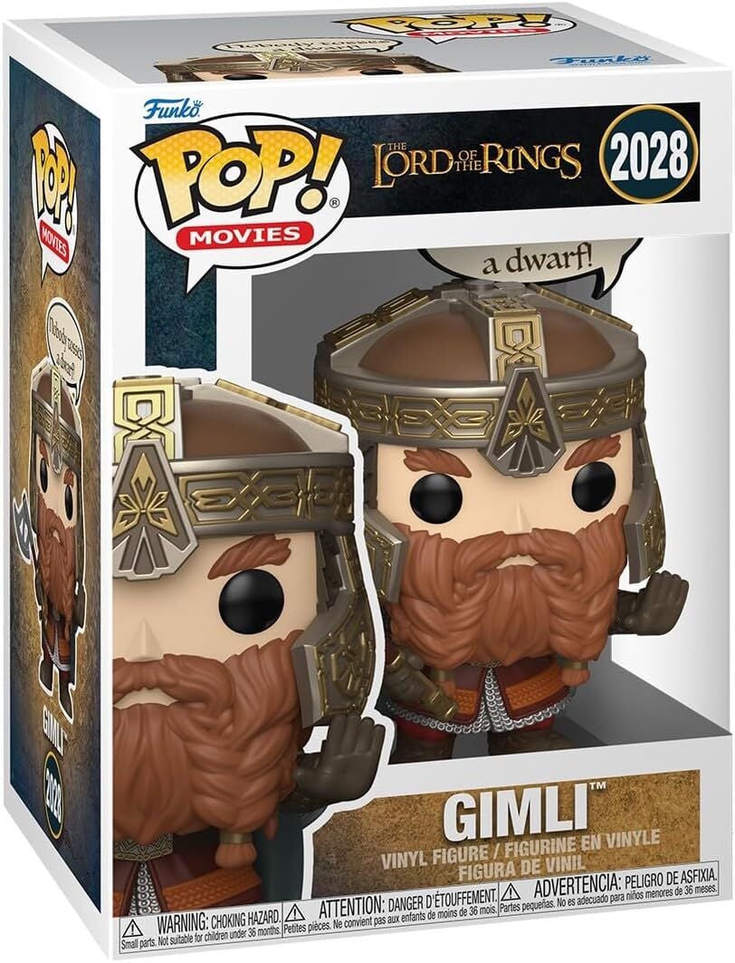 Funko Pop Lord of the Rings Gimli (Nobody Tosses a Dwarf)