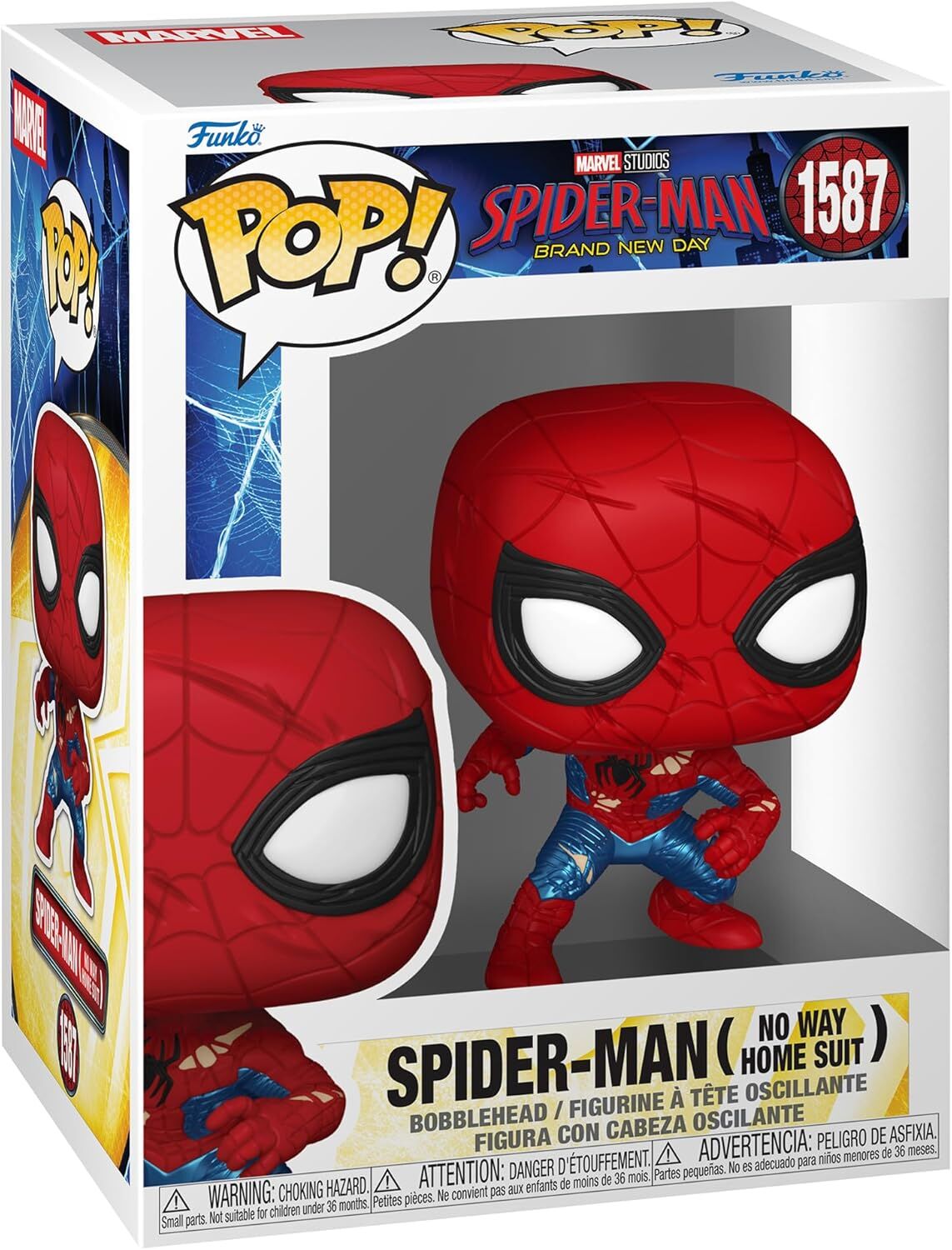 Funko Pop Marvel Brand New Day – Spiderman (No Way Home Suit) No:1587