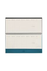 Masa Ajandası Masauzerı Duzenleyıcı 13 Ay 2022 Petrol Mavı