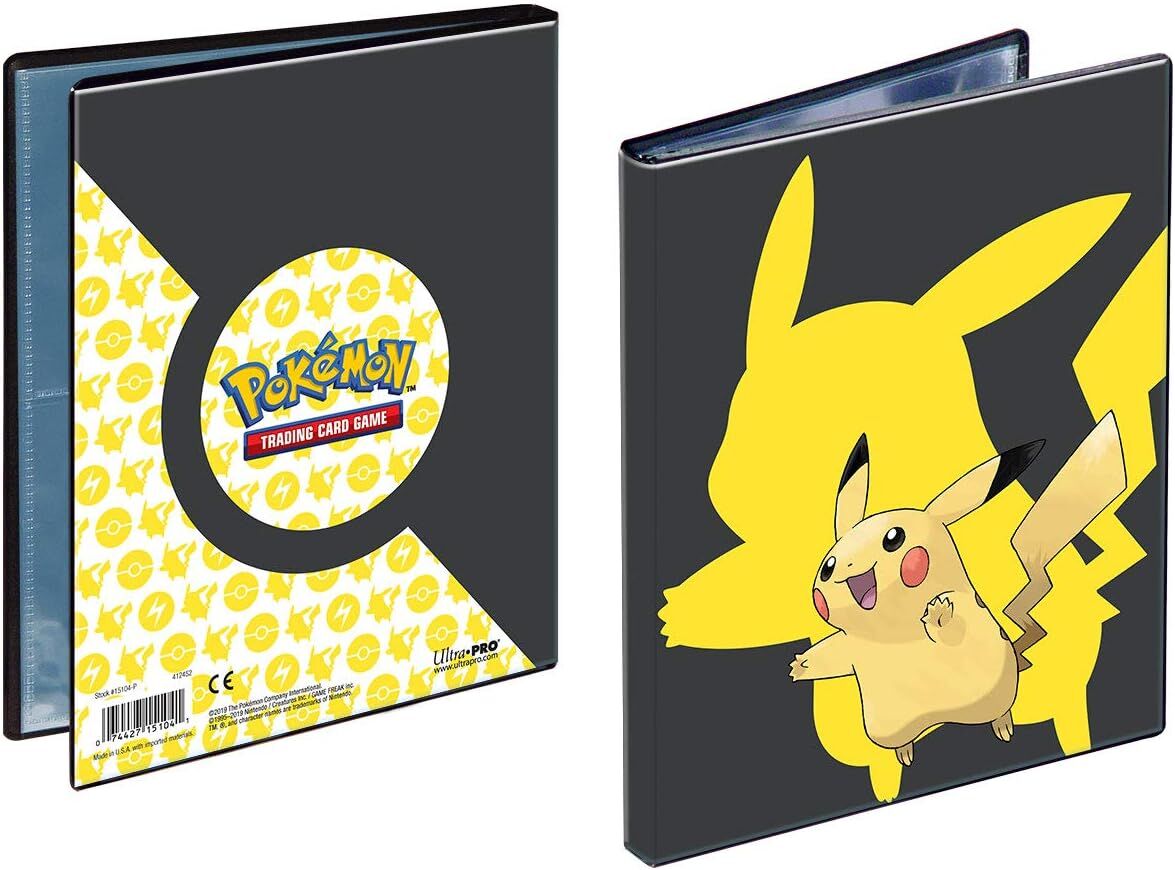 Ultra Pro Pro Binder Pokemon Pikachu 9 Cepli 360 Kart Kapasiteli Albüm