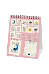 Hamur Kağıt Masa Takvımı 12x14,5 2022