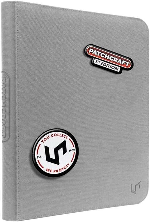 Ultra Pro Patchcraft Fermuarlı 9 Cepli Pro-Binder Gray 360 Kart Kapasiteli