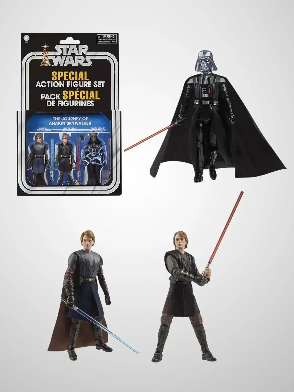 Star Wars Vintage Collection The Journey of Anakin Skywalker 3'lü Aksiyon Figür Seti