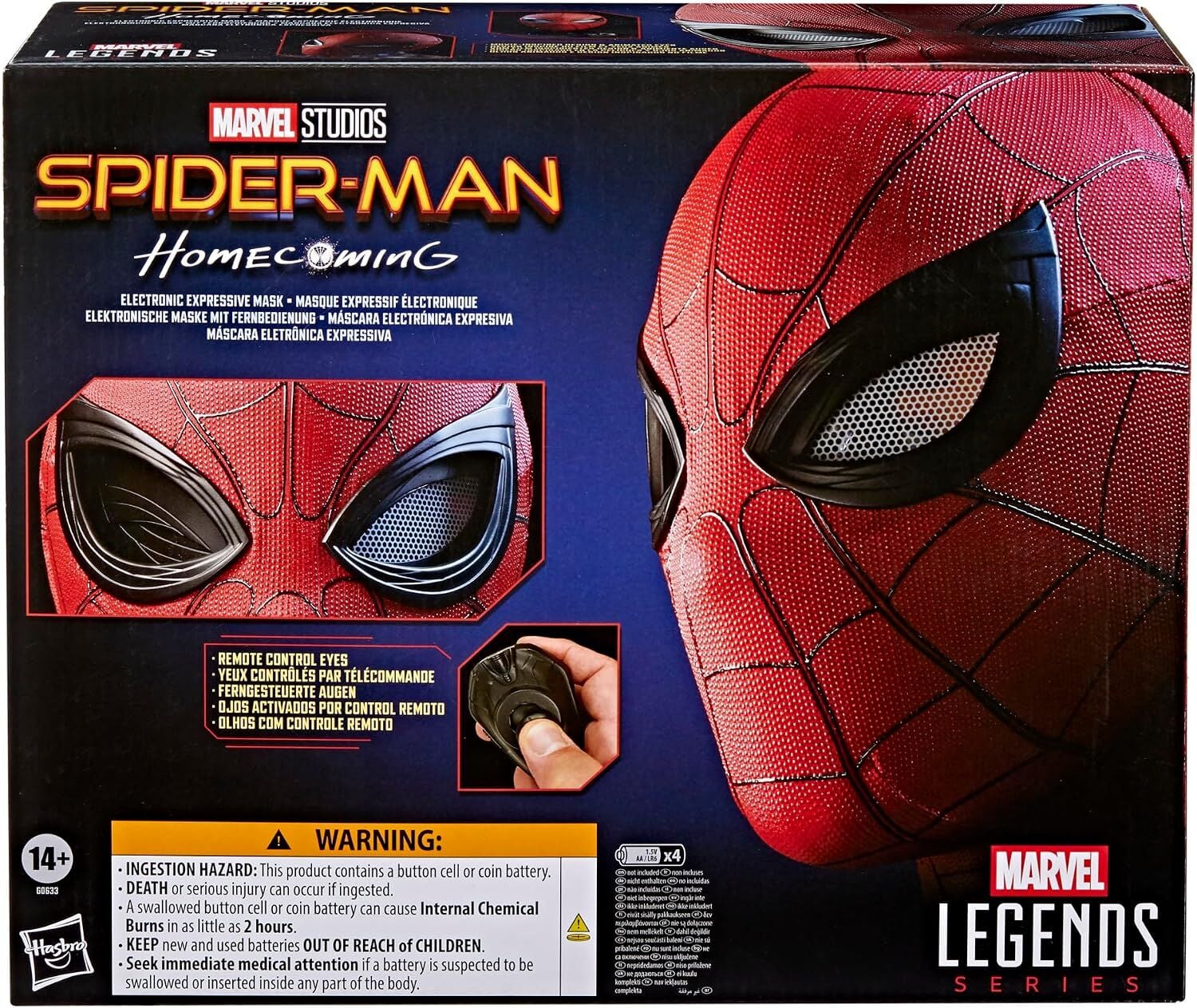 Marvel Legends Spider-Man Expressive Elektronik Maske