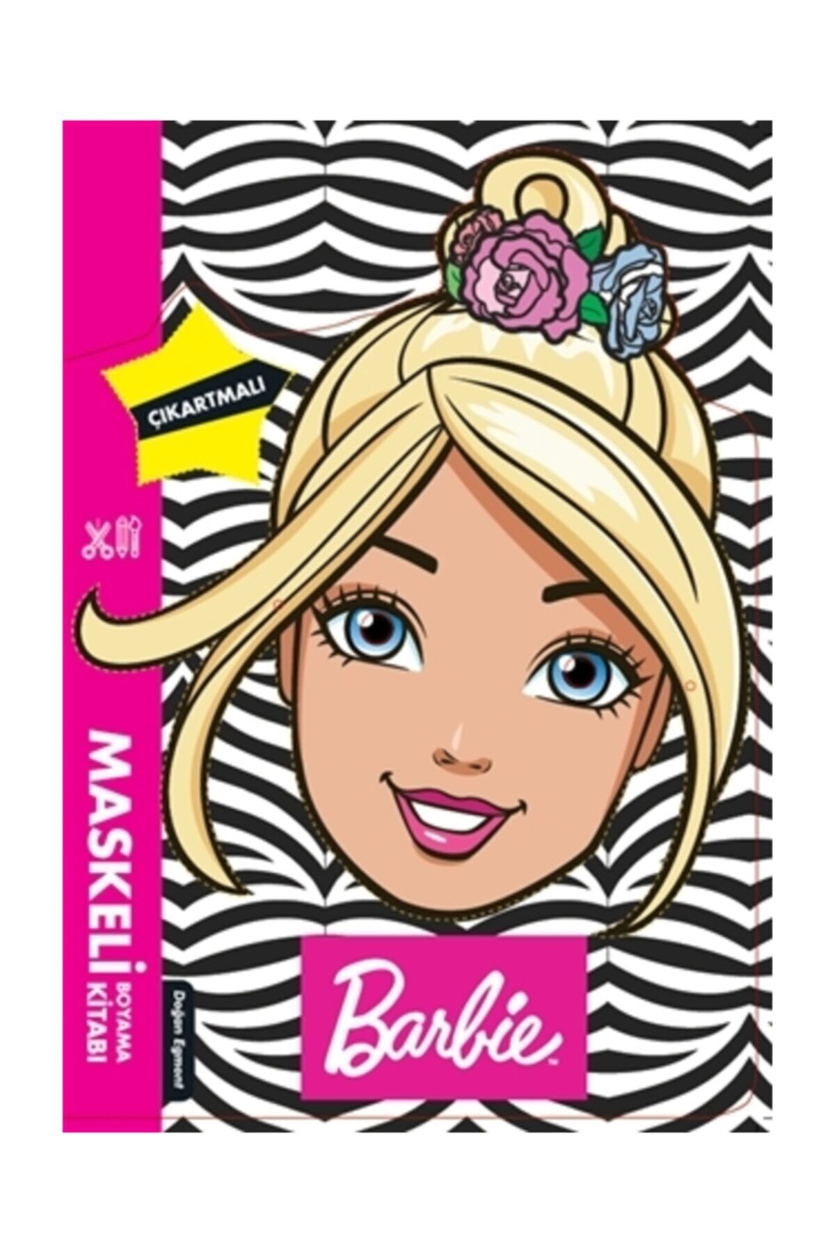 Barbie Maskeli Boyama Kitabı