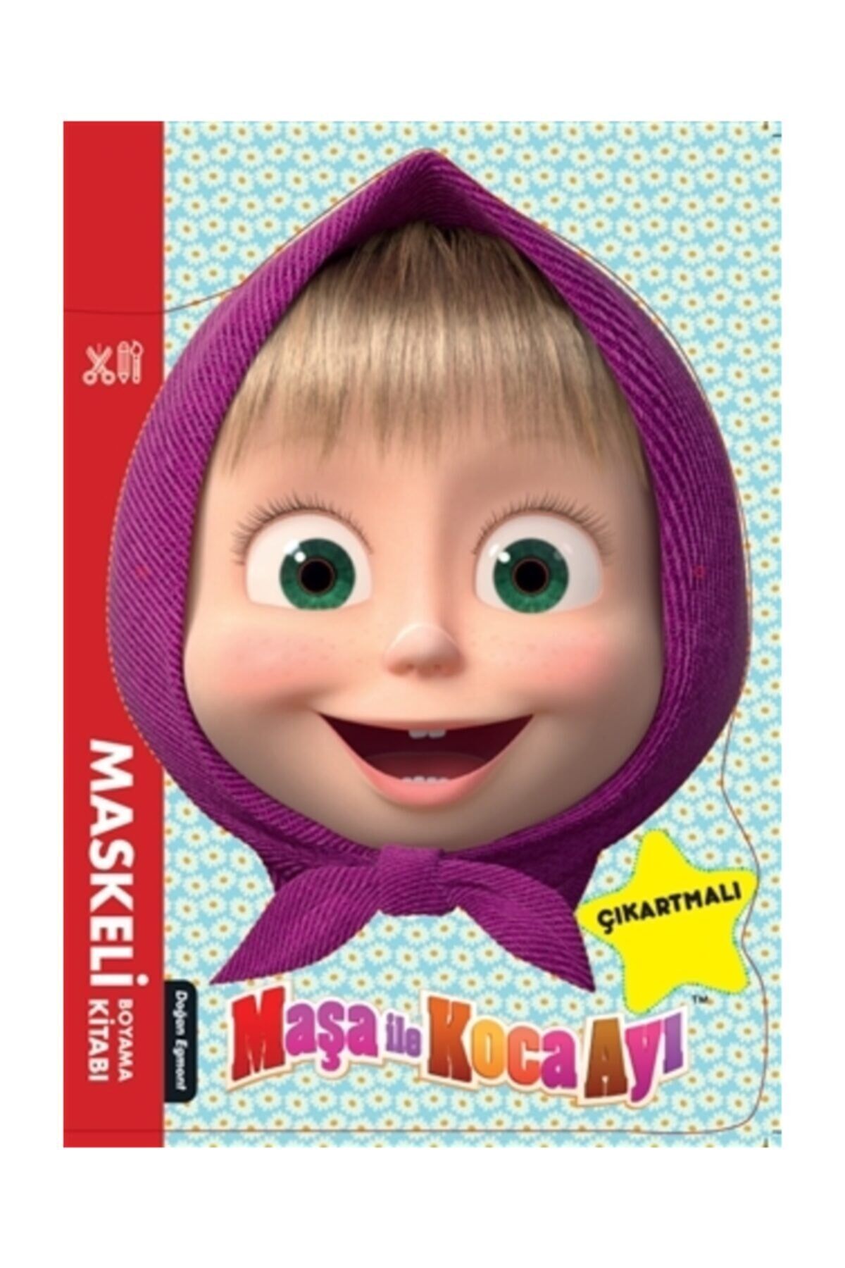 Maşa Ile Koca Ayı - Maskeli Boyama Kitabı