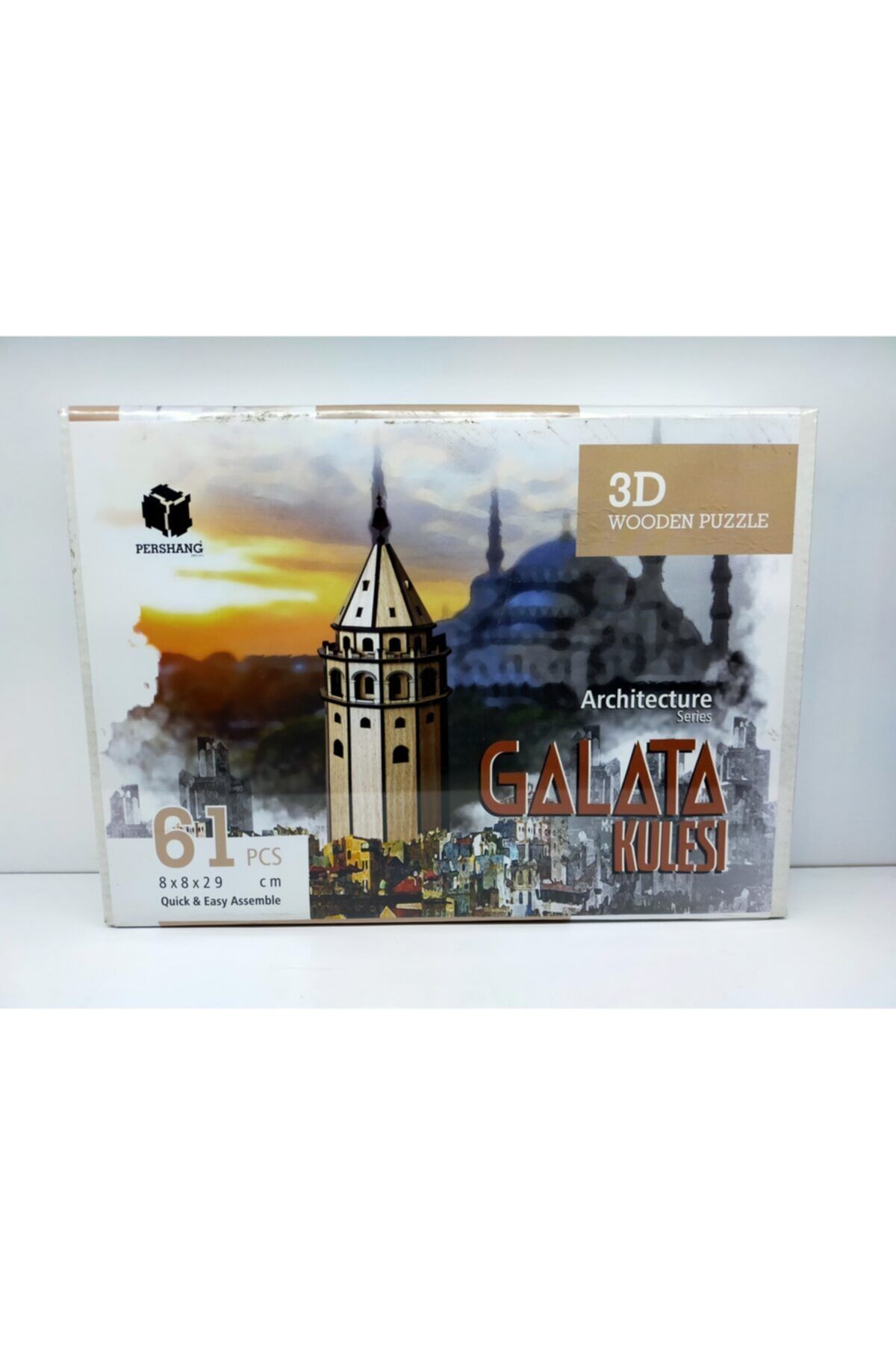 Galata Kulesi 61 Parça Ahşap Puzlle