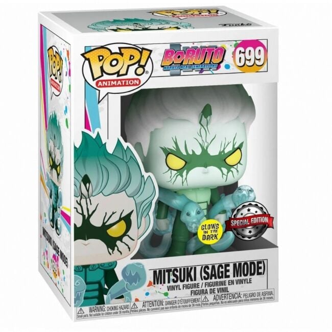 Funko Pop Animation Boruto Naruto Next Generation 699 Mitsuki Sage Mode Glows in The Dark