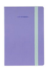 Defter Lg My Notebook Medium Kareli Lila