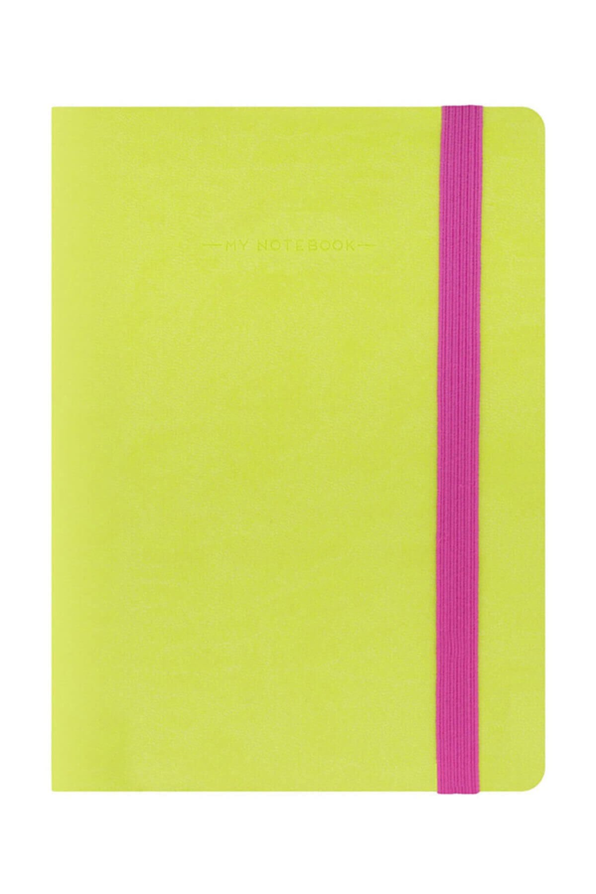 Defter Lg My Notebook Small Kareli Yeşil