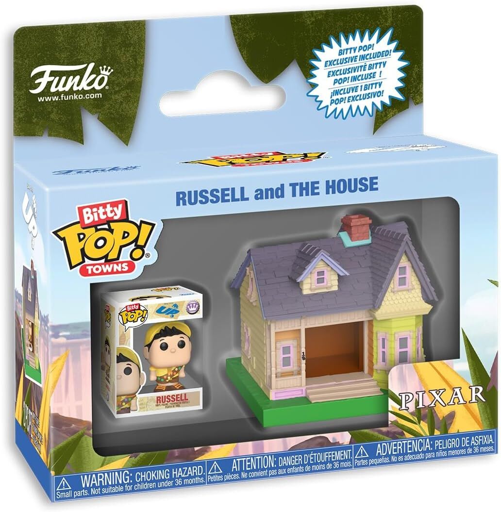 Funko Bitty Pop Towns Pixar Up - Russell And The House