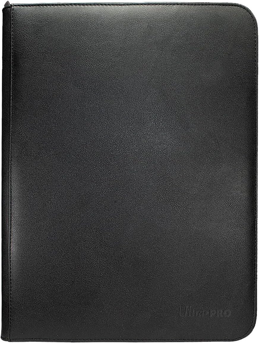 Fermuarlı Pro Binder Vivid Black 9 Cepli 360 Kart Kapasiteli Albüm
