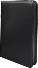 Fermuarlı Pro Binder Vivid Black 9 Cepli 360 Kart Kapasiteli Albüm