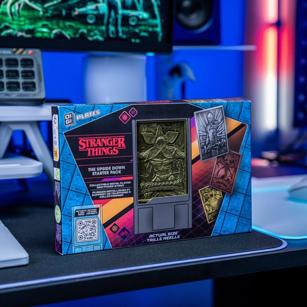 Netflix: Stranger Things - Digiplate Starter Pack - Telefon Standı ve Metal Plaka