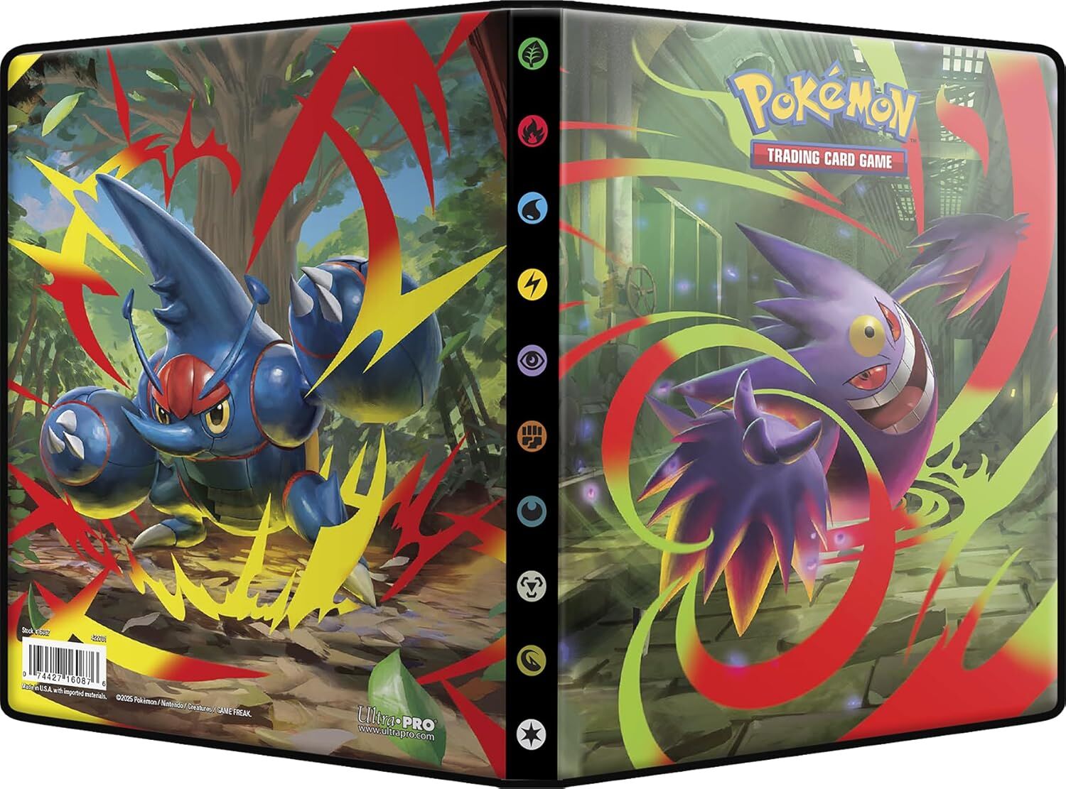 Ultra Pro Pokemon Phantasmal Flames Portfolio Albüm 4 Cepli 80 Kart Kapasiteli